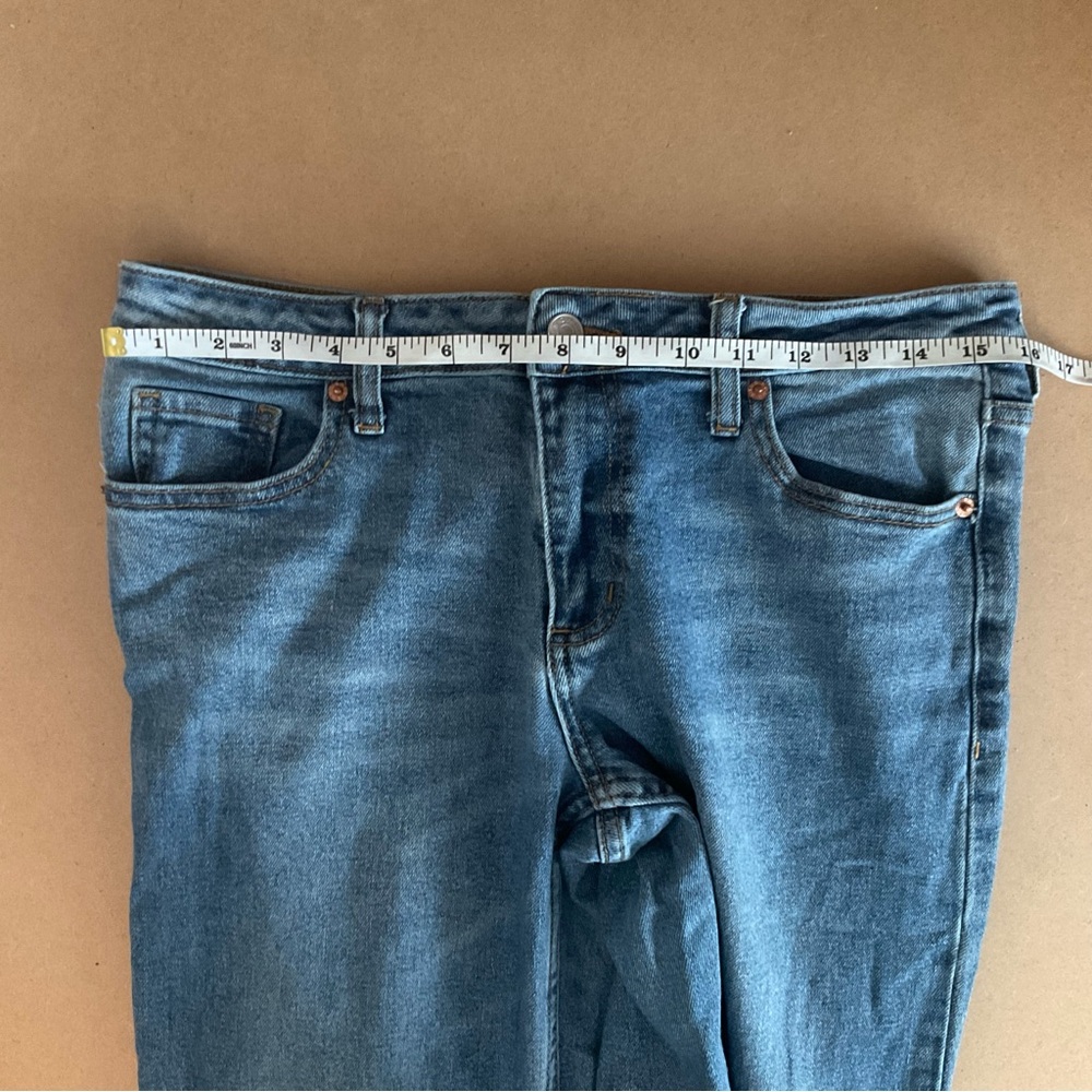 SONG Straight Wide Leg Mid Rise Jeans 7/28 - Picture 6 of 8